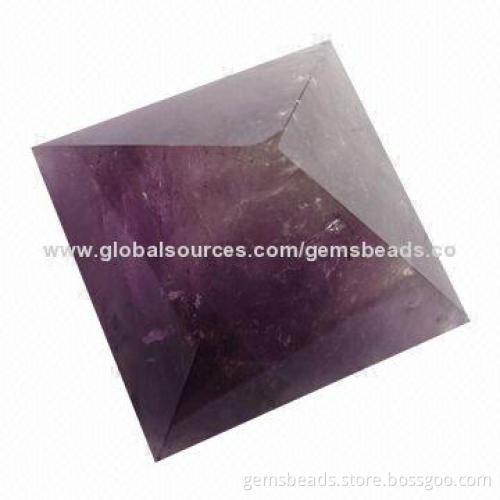 Crystal Pyramid Figurines